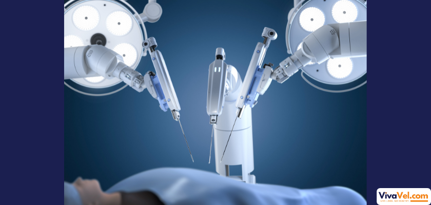 Surgeon performing robotic-assisted heart surgery in a high-tech Indian hospital | VivaVel Health