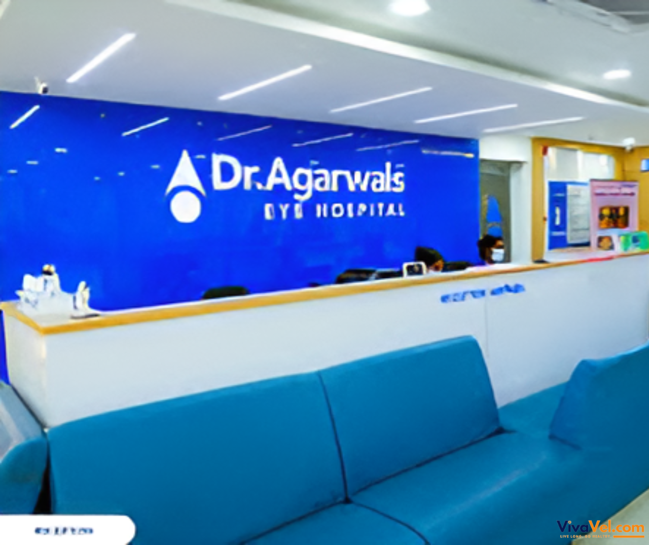 Patient undergoing LASIK procedure at Dr. Agarwals Eye Hospital Chennai