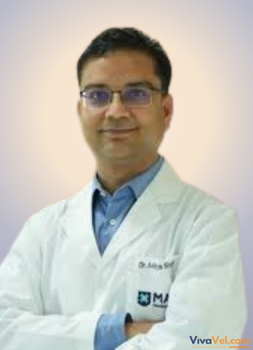 Dr. Aditya Kumar Singh, expert cardiologist at Max Hospital Saket, Delhi, specializing in clinical and non-invasive cardiology