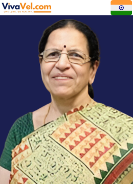 Portrait of Dr. Anuradha, Experienced Healthcare Specialist in Hyderabad, featured on VivaVel.com.