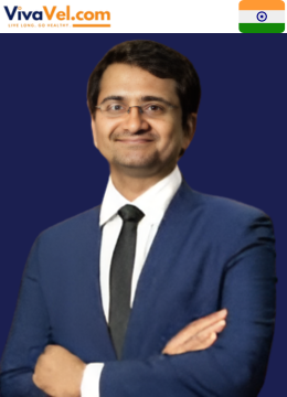 Portrait of Dr. D. Anjaneyulu Reddy, Consultant Spine Surgeon at KIMS‑Sunshine Hospitals, Hyderabad, featured on VivaVel.com.