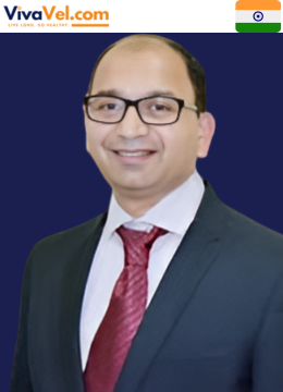 Portrait of Dr. L Himakanth, Consultant Orthopaedic & Joint Replacement Surgeon at KIMS‑Sunshine Hospitals, Hyderabad, featured on VivaVel.com.