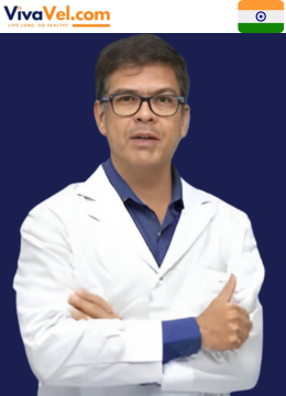 Portrait of Dr. Nanda Kumar Madhekar, Consultant Urologist & Andrologist at KIMS‑Sunshine Hospitals, Hyderabad, featured on VivaVel.com.