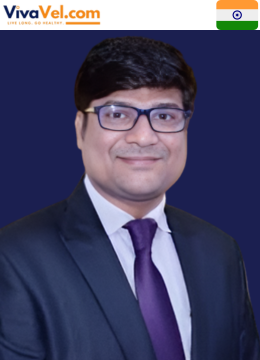 Portrait of Dr. Ratnakar V, Consultant Orthopaedic & Joint Replacement Surgeon at KIMS‑Sunshine Hospitals, Hyderabad, featured on VivaVel.com.
