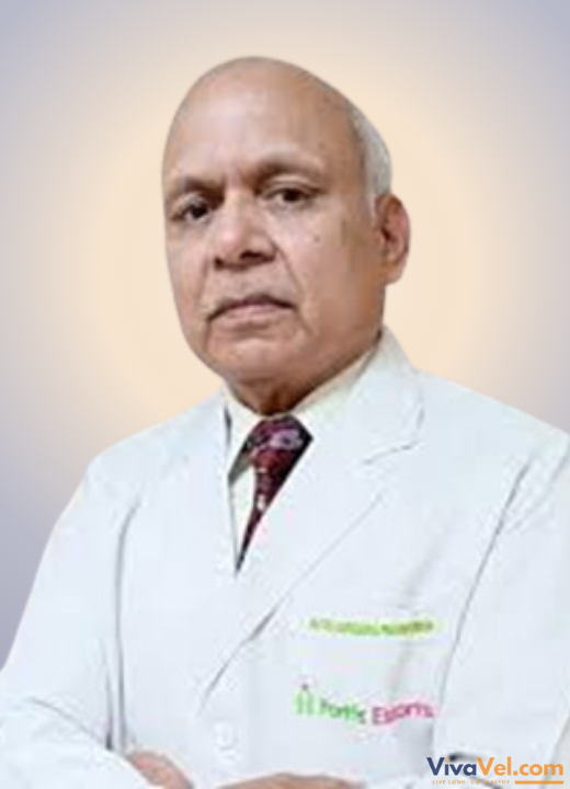 Dr. (Col) S.P. Singh, Consultant in Internal Medicine at Fortis Escorts Heart Institute, New Delhi.
