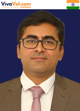 Portrait of Dr. Vidyasagar Chandankere, Senior Pediatric Orthopaedic Surgeon at KIMS‑Sunshine Hospitals, Hyderabad, featured on VivaVel.com.