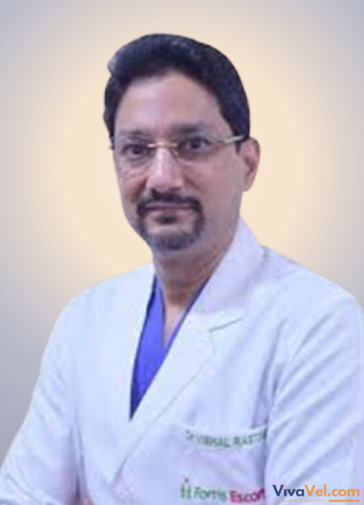 Dr. Vishal Rastogi, Interventional Cardiologist and Advanced Heart Failure expert at Fortis Escorts Heart Institute, New Delhi.