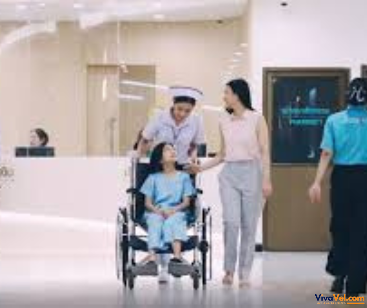 Patient receiving world-class medical care from skilled staff at BPK9 International Hospital