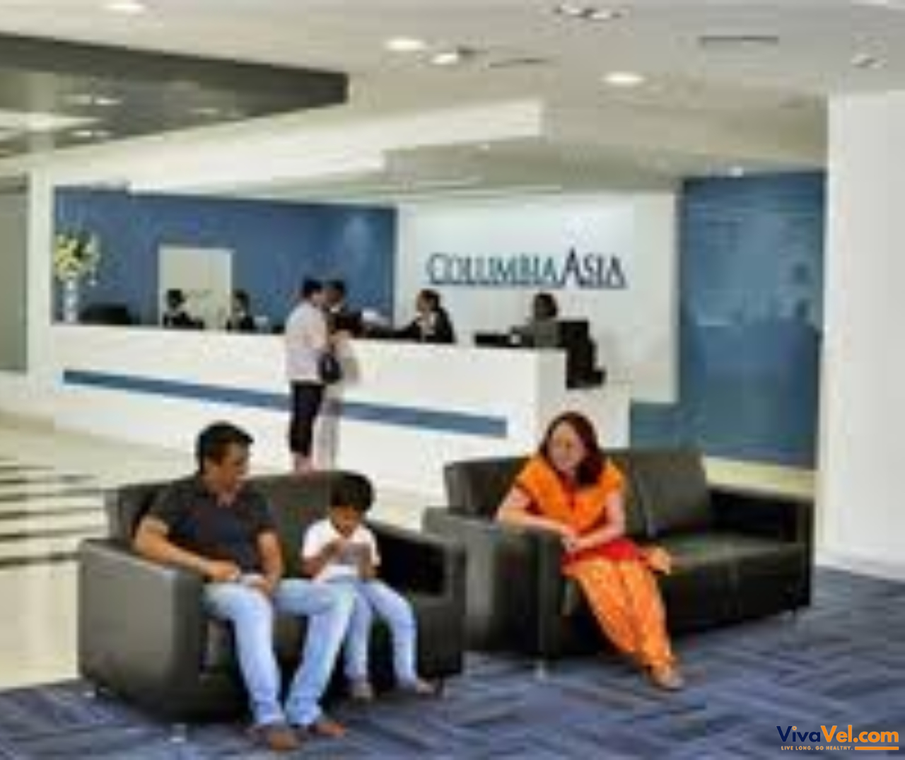 Comfortable patient rooms at Columbia Asia Extended Care Hospital with VivaVel’s trusted care