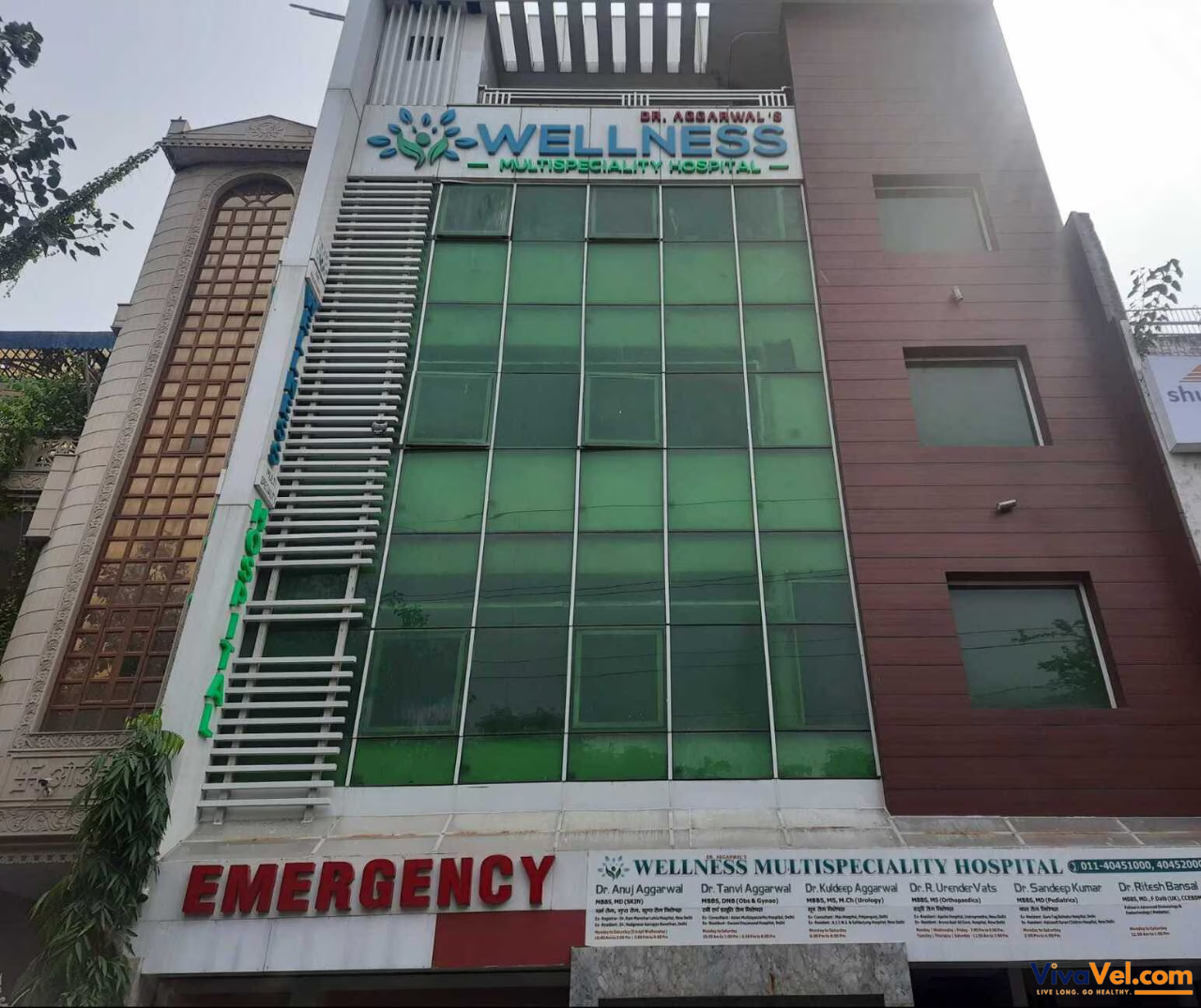 Dr. Aggarwal’s Wellness Multispeciality Hospital – modern medical facility in India for international patients via VivaVel.com
