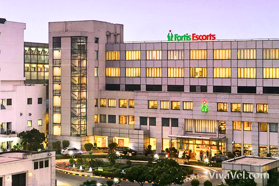 Advanced cardiac facilities at Fortis Escorts Heart Institute, recommended by VivaVel Health for global health travelers